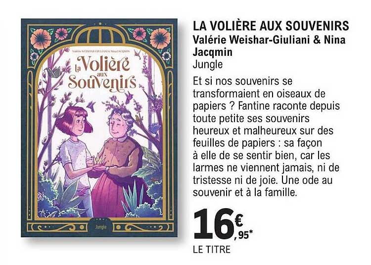 la volière aux souvenirs valérie weishar-giuliani & nina jacqmin jungle