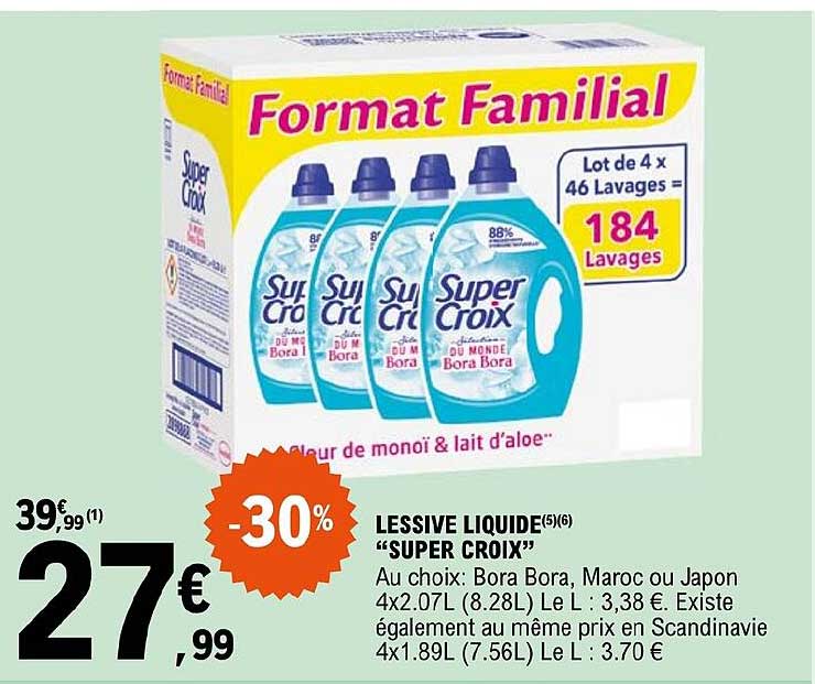 Lessive Liquide "super Croix"