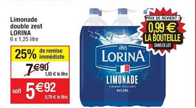 limonade double zest lorina