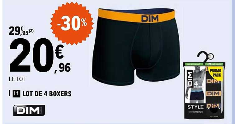 Lot De 4 Boxers Dim