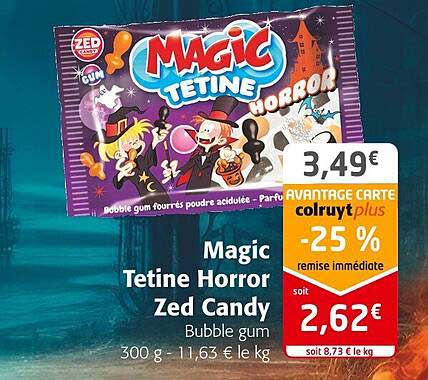 magic tetine horror zed candy