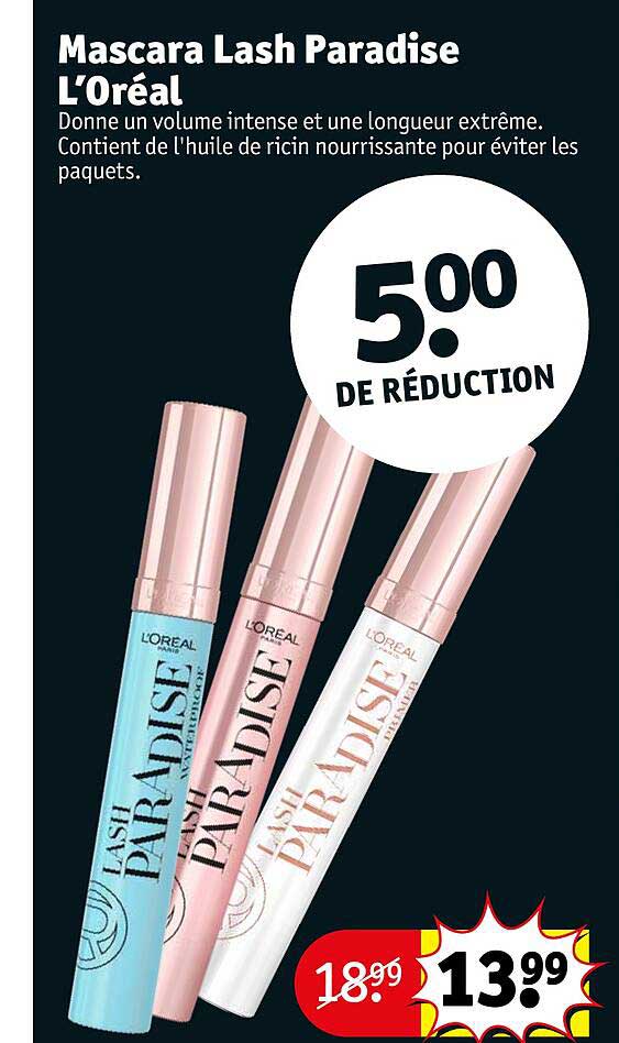 mascara lash paradise l'oréal