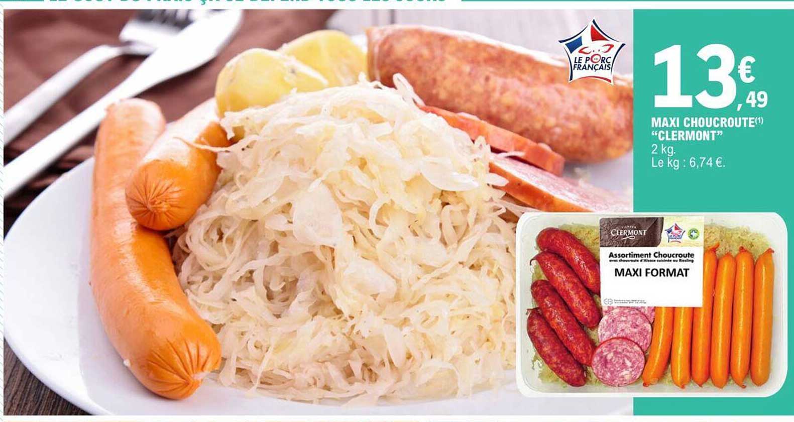 Maxi Choucroute "clermont"