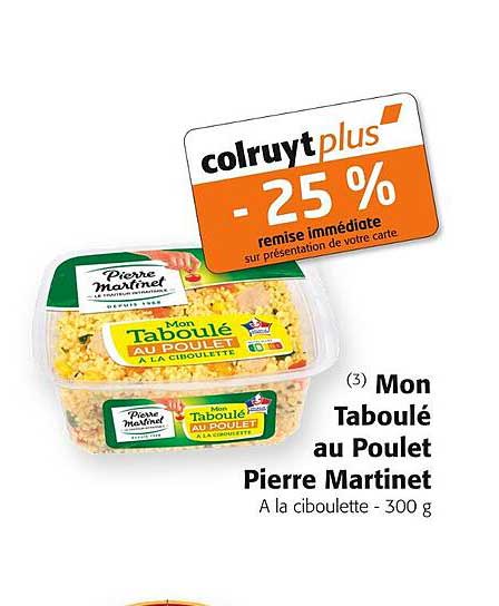 mon taboulé au poulet pierre martinet