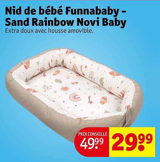 nid de bébé funnababy - sand rainbow novi baby