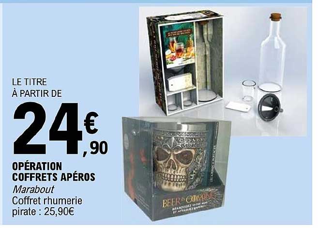 Opération Coffrets Apéros Marabout