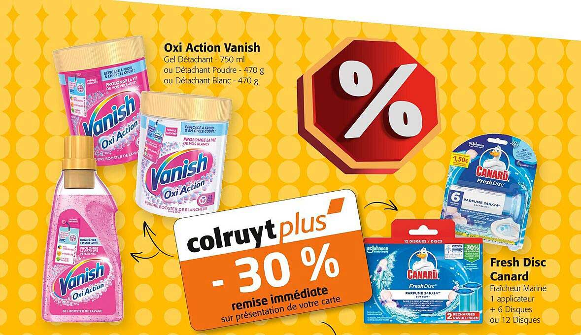 oxi action vanish, fresh disc canard