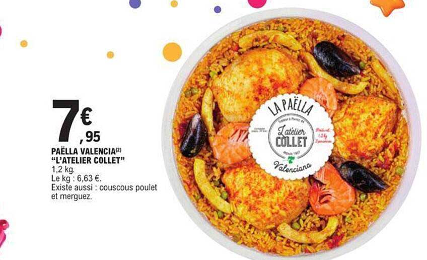 paëlla valencia "l'atelier collet"