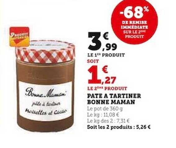 Pâte A Tartiner Bonne Maman