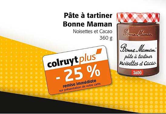 pâte à tartiner bonne maman