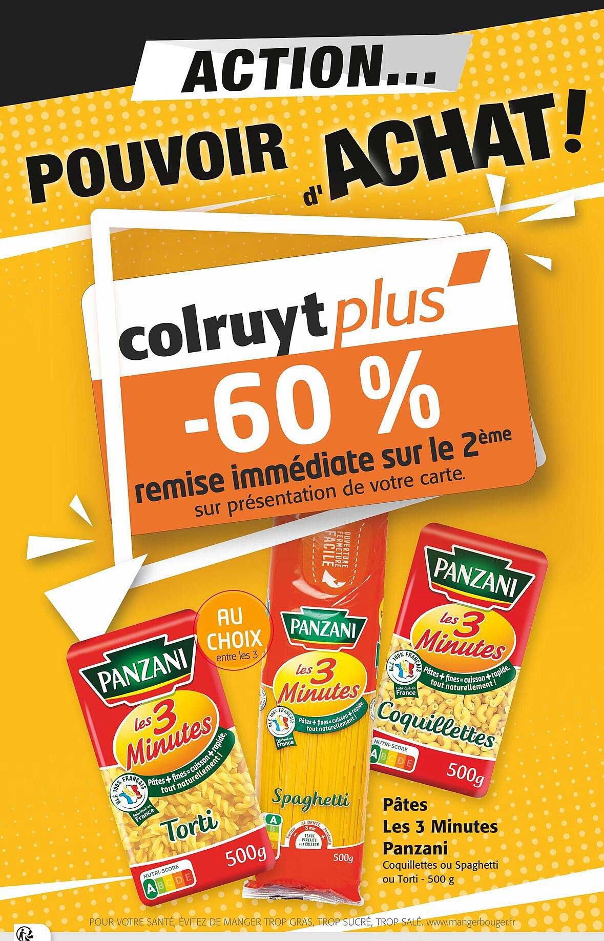 pâtes les 3 minutes panzani