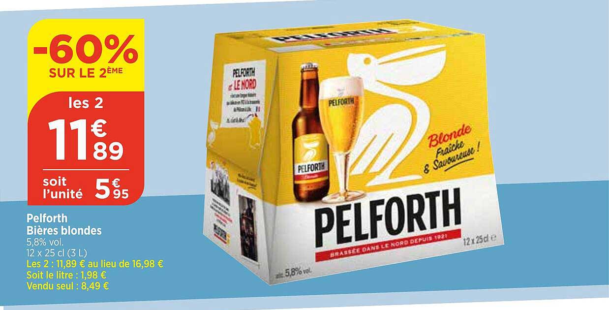 Pelforth Bières Blondes