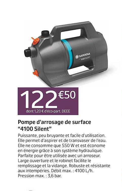 pompe d'arrosage de surface "4100 silent"
