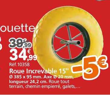 roue increvable 15"
