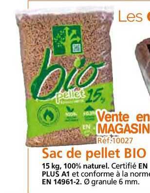 sac de pellet bio