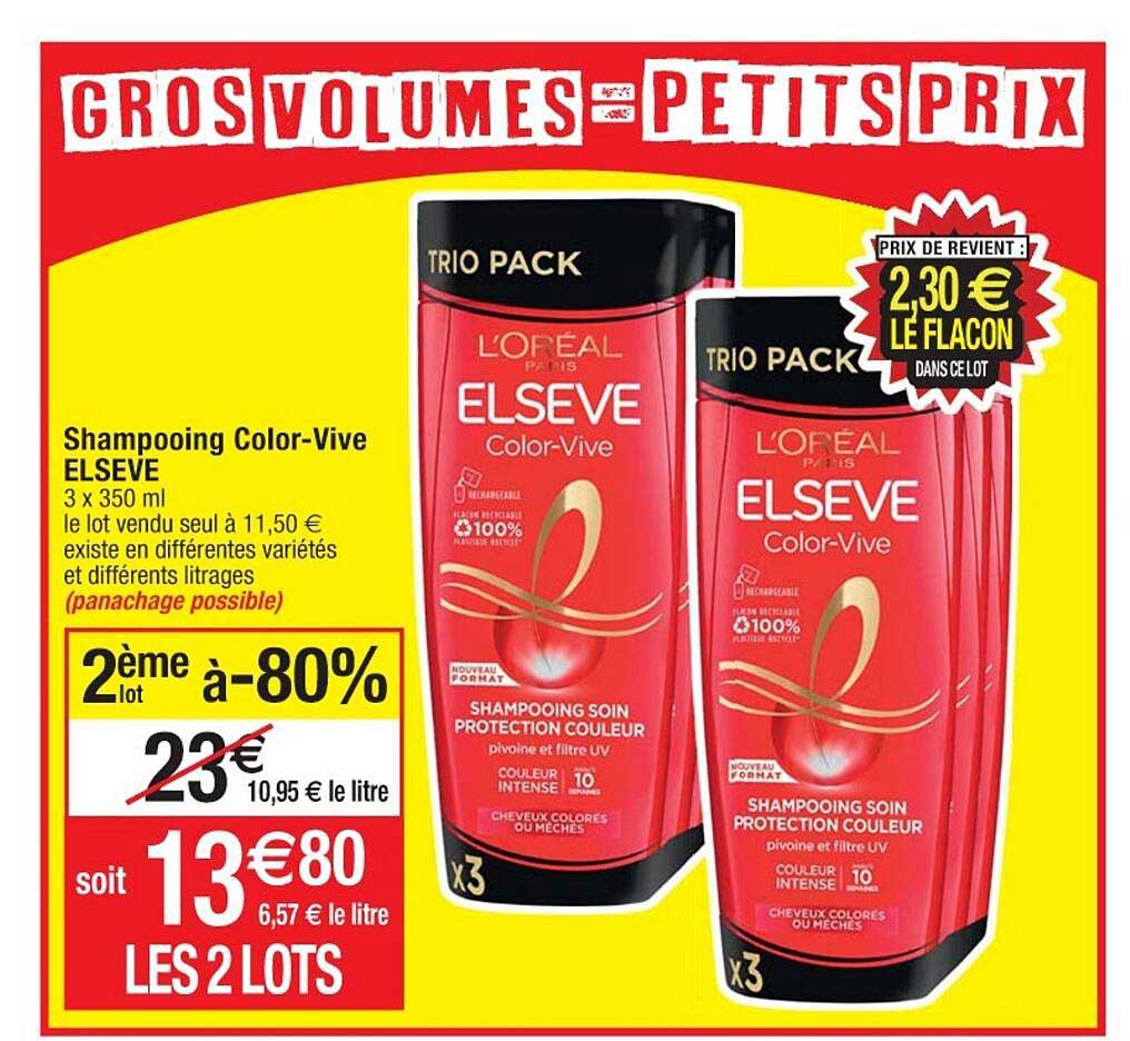 shampooing color-vive elseve