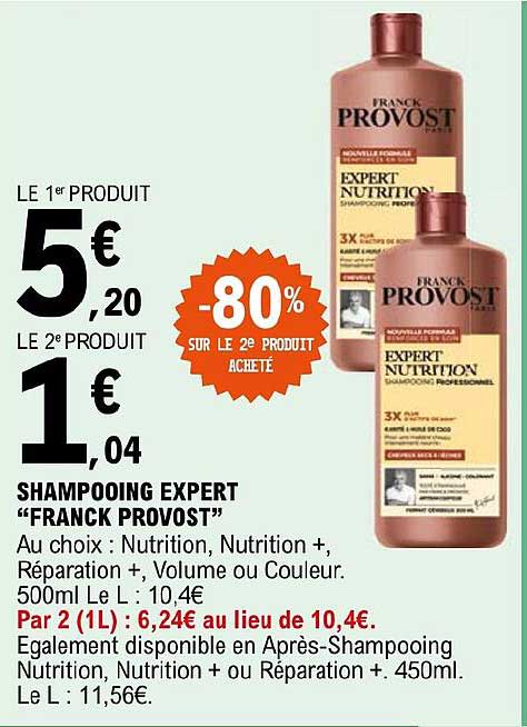 shampooing expert "franck provost"
