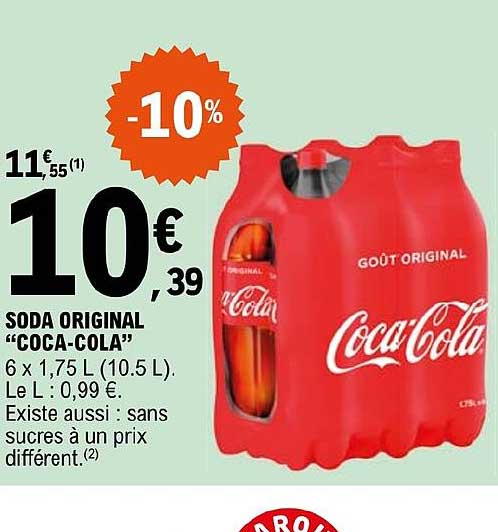 soda original "coca-cola"