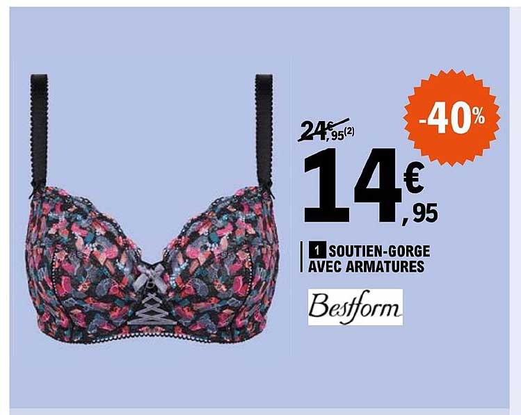 soutien-gorge avec amartures bestform