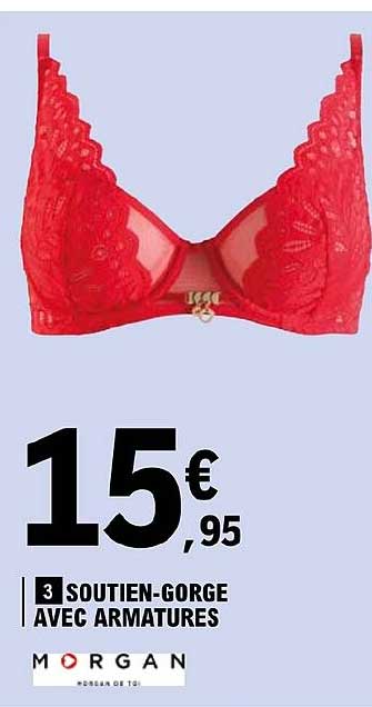 soutien-gorge avec armatures morgan