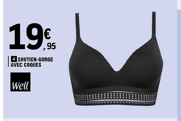 soutien-gorge avec coques well