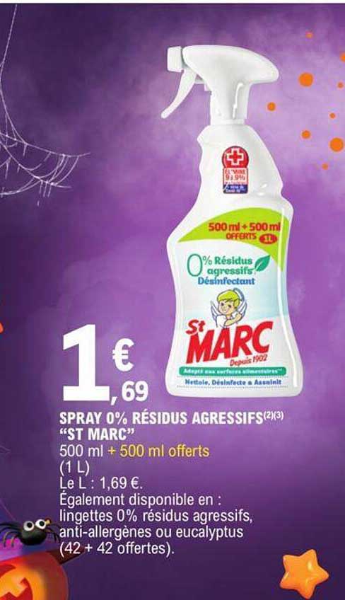 spray 0% résidus agressifs "st marc"