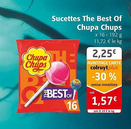 sucettes the best of chupa chups