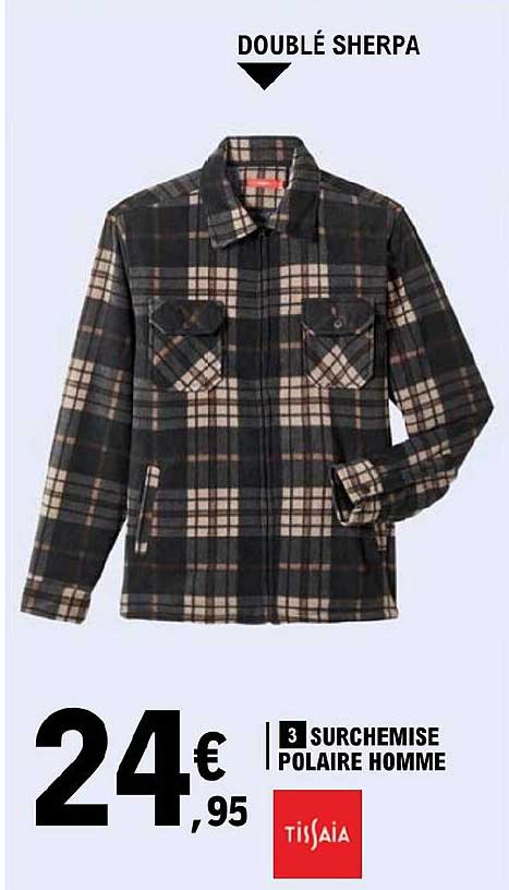Surchemise Polaire Homme Tissaia