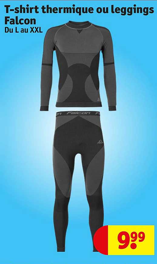 t-shirt thermique ou leggings falcon
