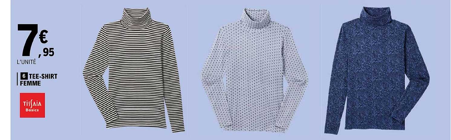 tee-shirt femme tissaia basics