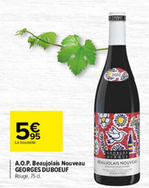 a.o.p. beaujolais nouveau georges duboeuf