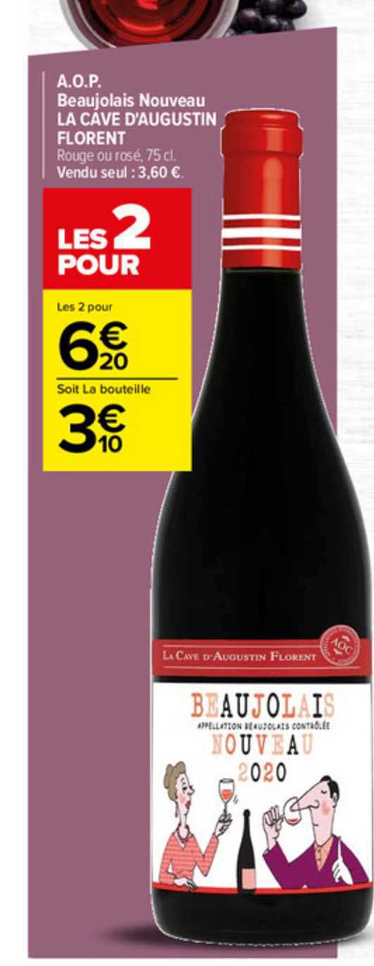 a.o.p. beaujolais nouveau la cave d'augustin florent