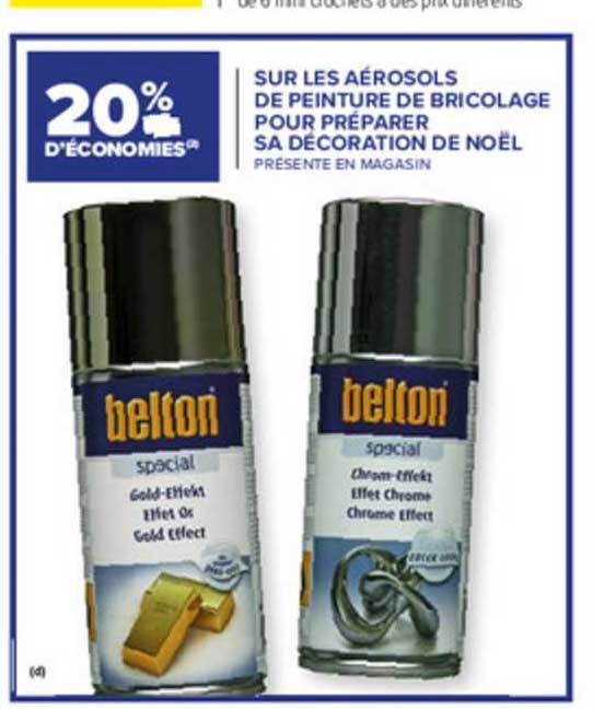 aérosols de peinture de bricolage pur préparer sa décoration de noël
