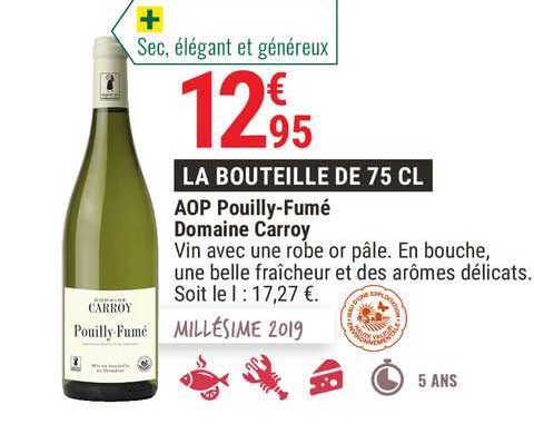 aop pouilly fumé domaine carroy