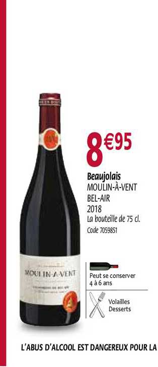 beaujolais moulin à vent bel air 2018