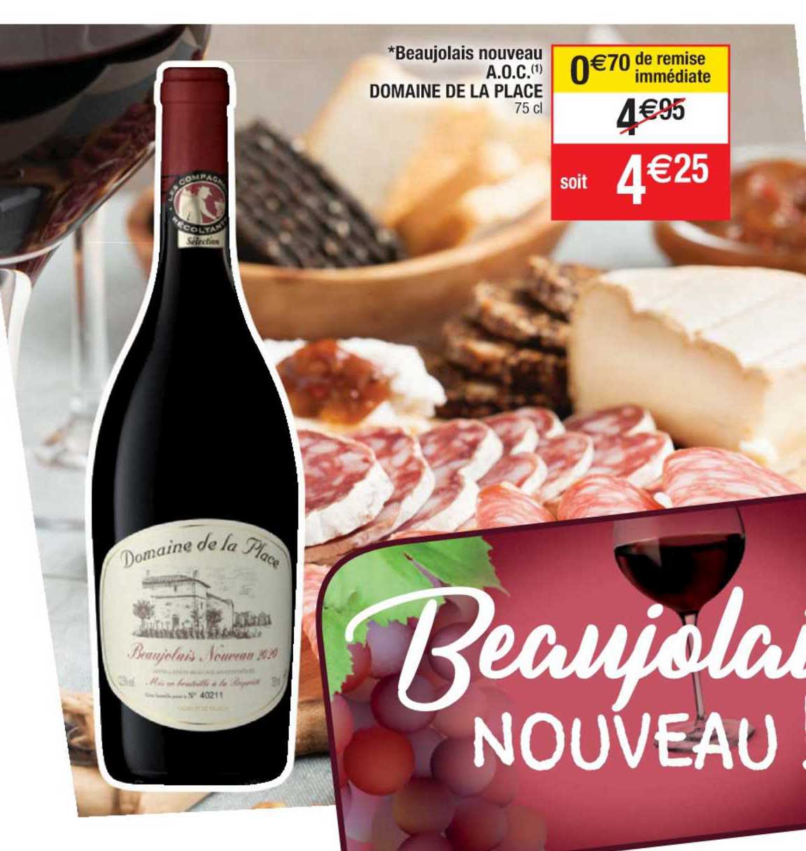 beaujolais nouveau a.o.c. domaine de la place