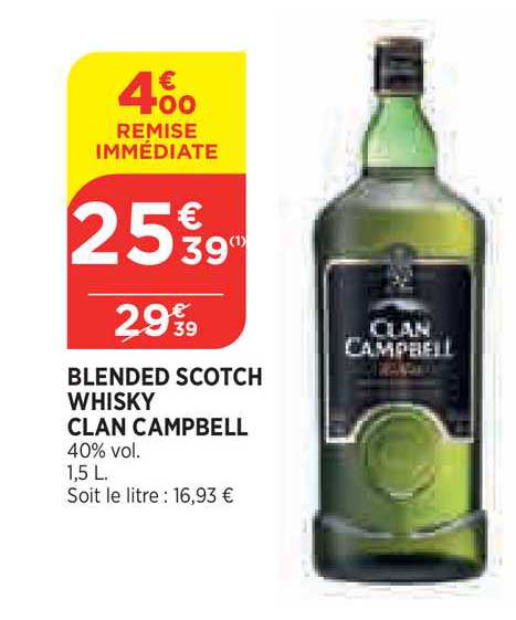 Blended Scotch Whisky Clan Campbell