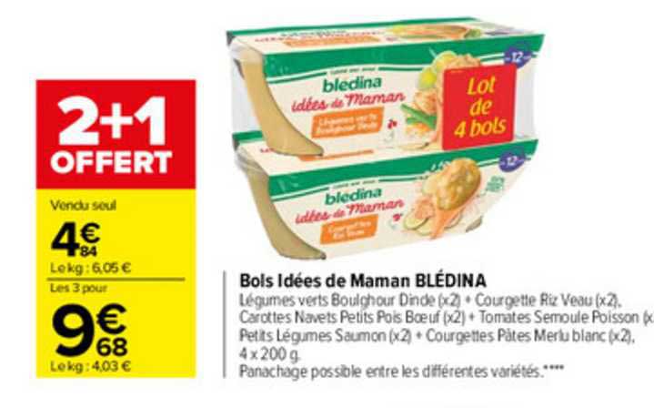 bols idées de maman blédina