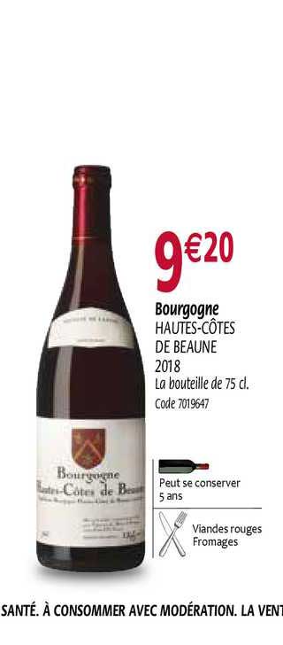 bourgogne hautes côtes de beaune 2018