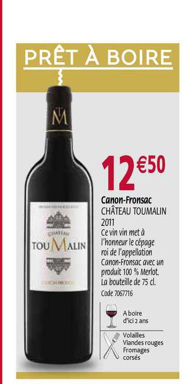 Canon Fronsac Château Toumalin 211