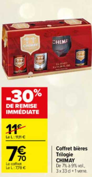 Coffret Bières Trilogie Chimay
