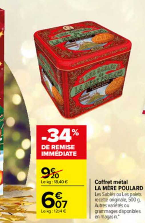 coffret métal la mère poulard