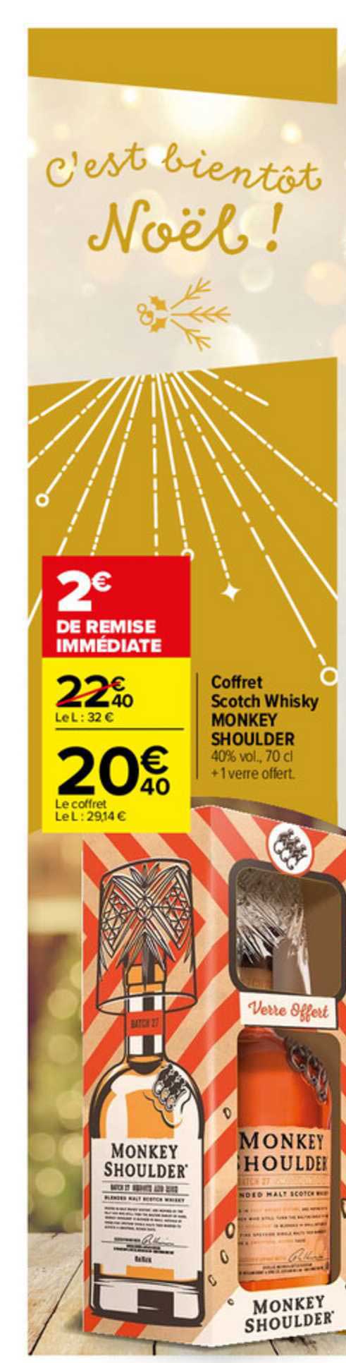 coffret scotch whisky monkey shoulder