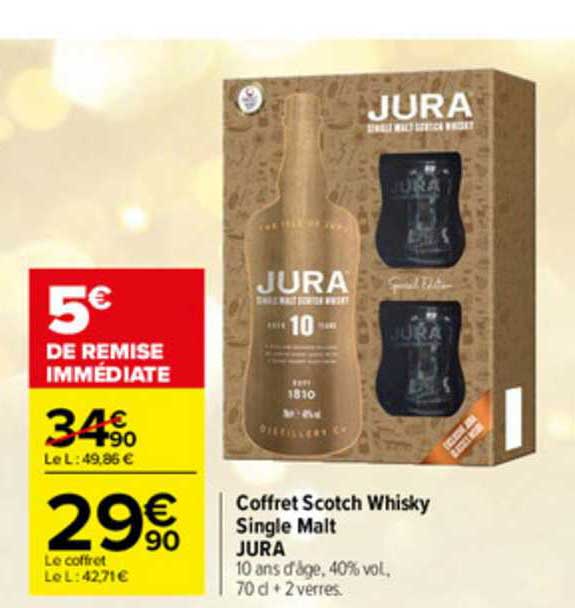 coffret scotch whisky single malt jura