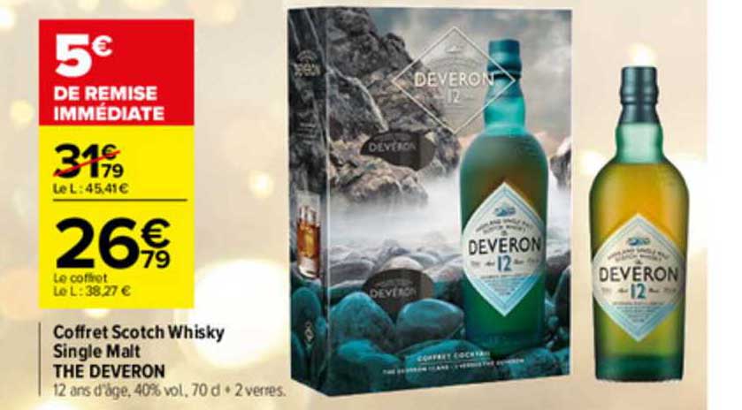 coffret scotch whisky single malt the deveron