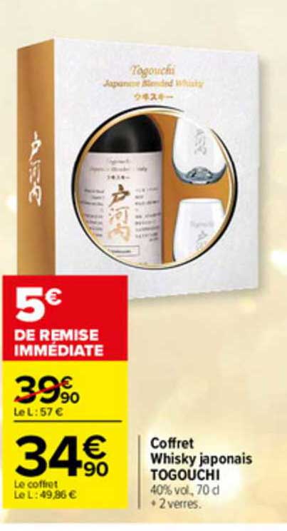 Coffret Whisky Japonais Togouchi