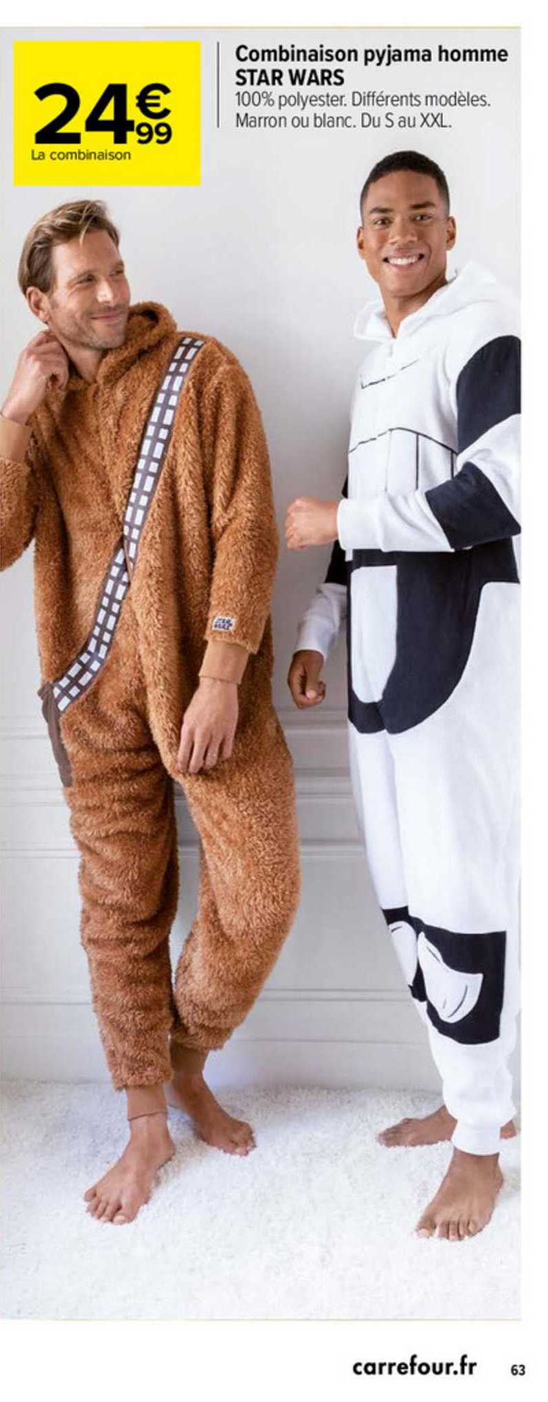 combinaison pyjama homme star wars