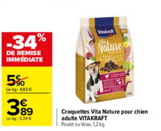 Croquettes Vita Nature Pour Chien Adulte Vitakraft