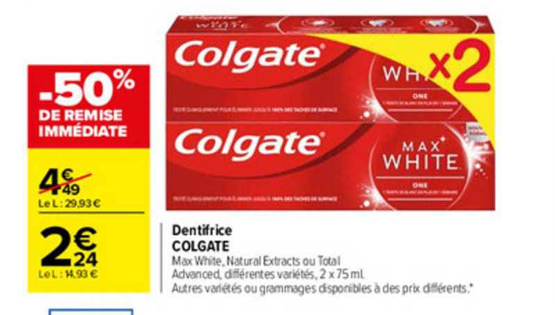 Dentifrice Colgate