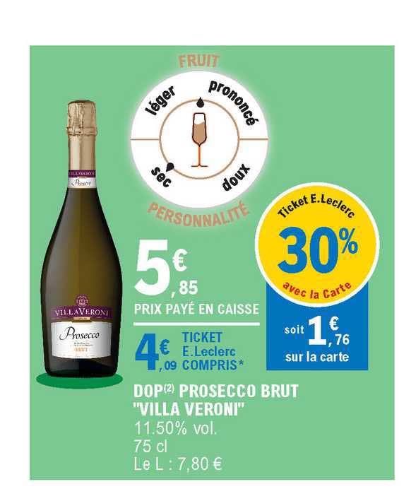 dop prosecco brut villa veroni
